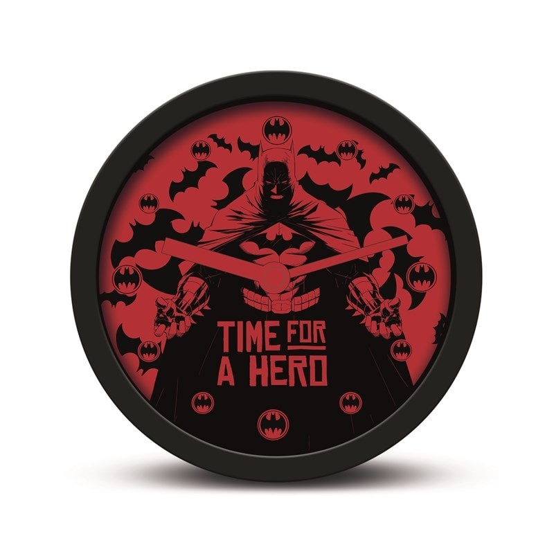 "Time for a Hero" Zegar Biurkowy Batman