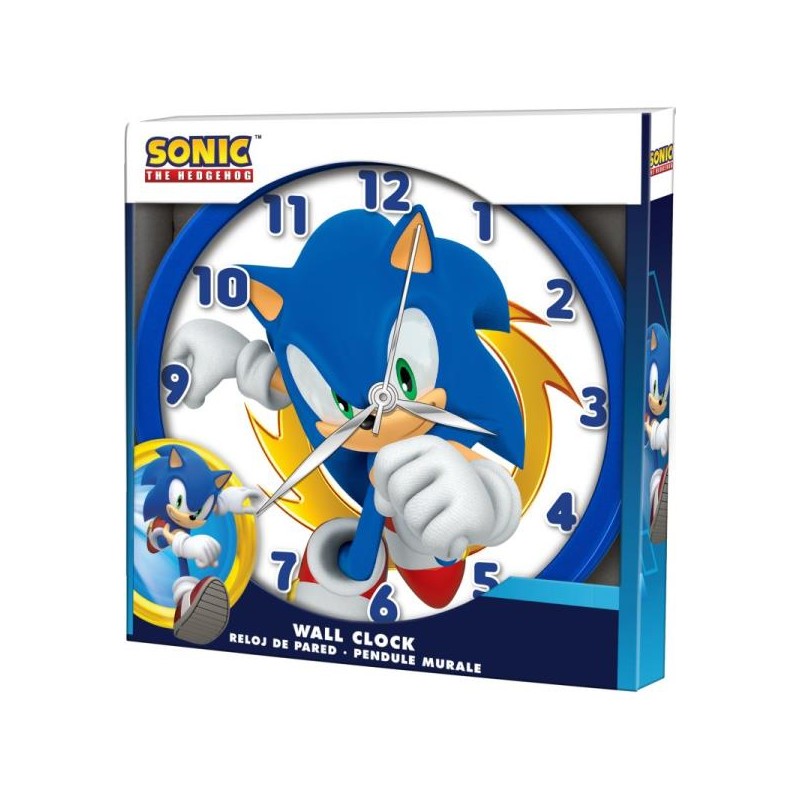 Zegar ścienny Sonic The Hedgehog