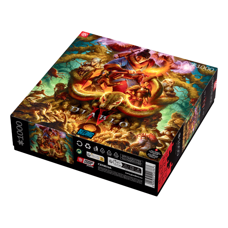 MERCH: Gaming Puzzle Diablo IV Horadrim Puzzles 1000