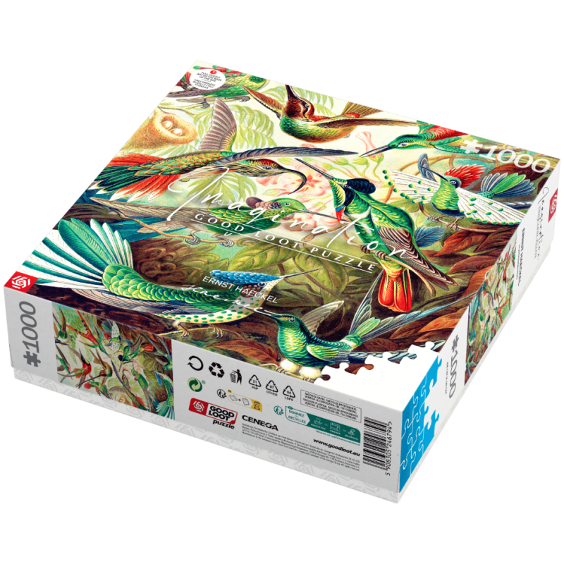 Imagination: Ernst Haeckel Hummingbirds/Kolibry Puzzles 1000