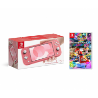 Nintendo Switch Lite Coral + Mario Kart 8 Deluxe