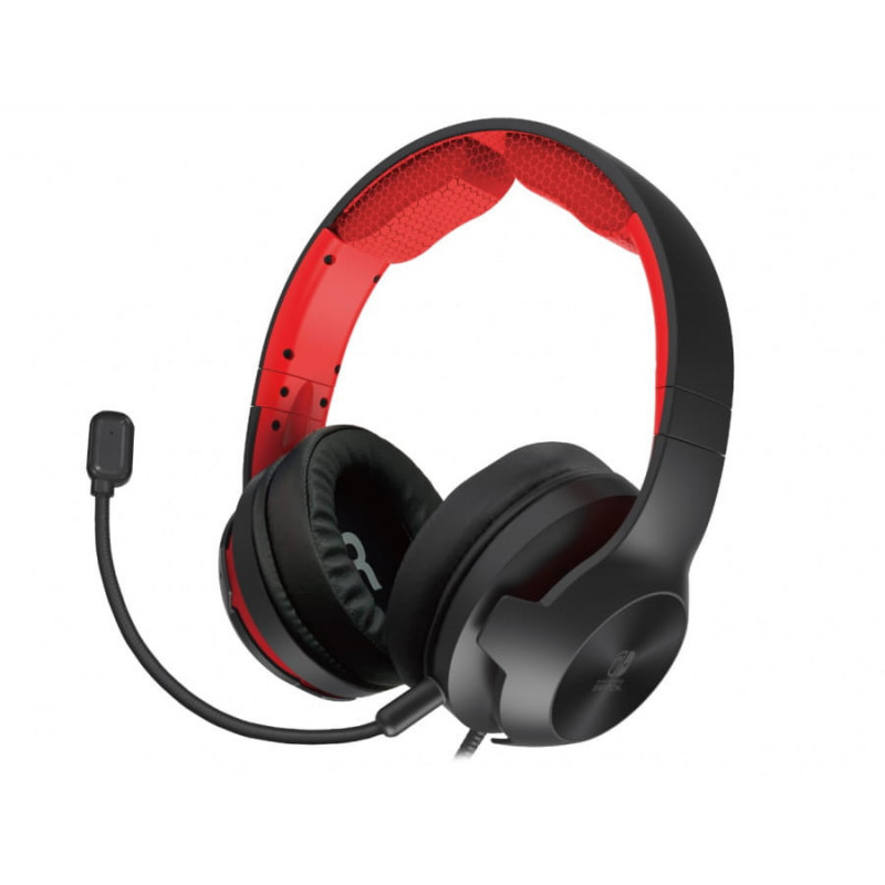 SWITCH Słuchawki gamingowe (czarny & czerwony)