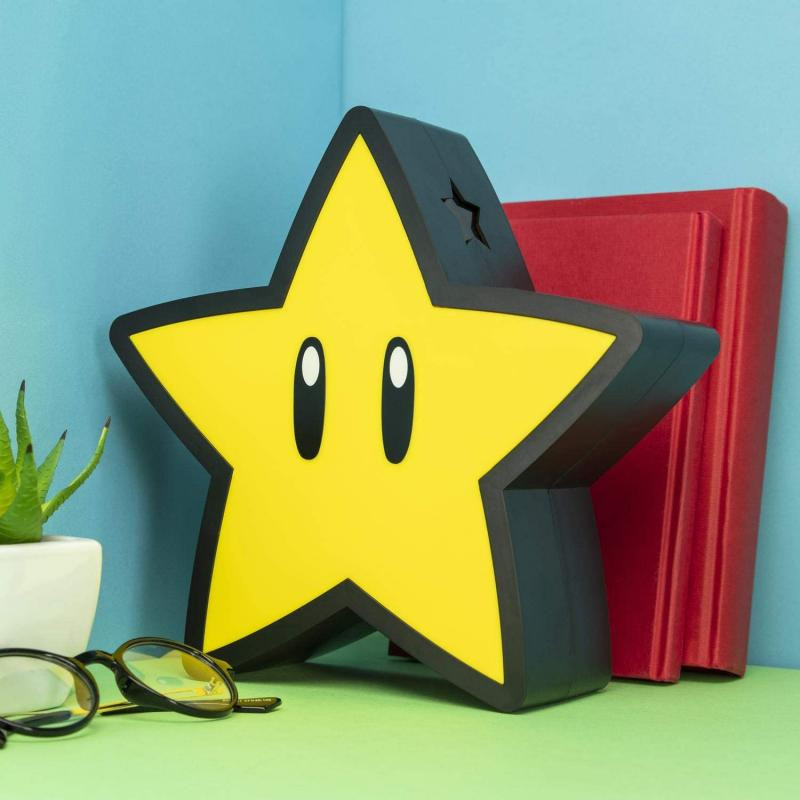 Lampka Super Mario - Super Star z projektorem