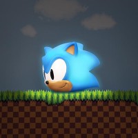 Lampka Sonic The Hedgehog - głowa